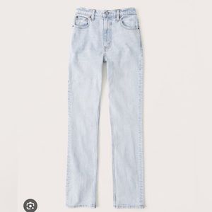 Abercrombie, The 90’s Slim Straight Ultra High Rise